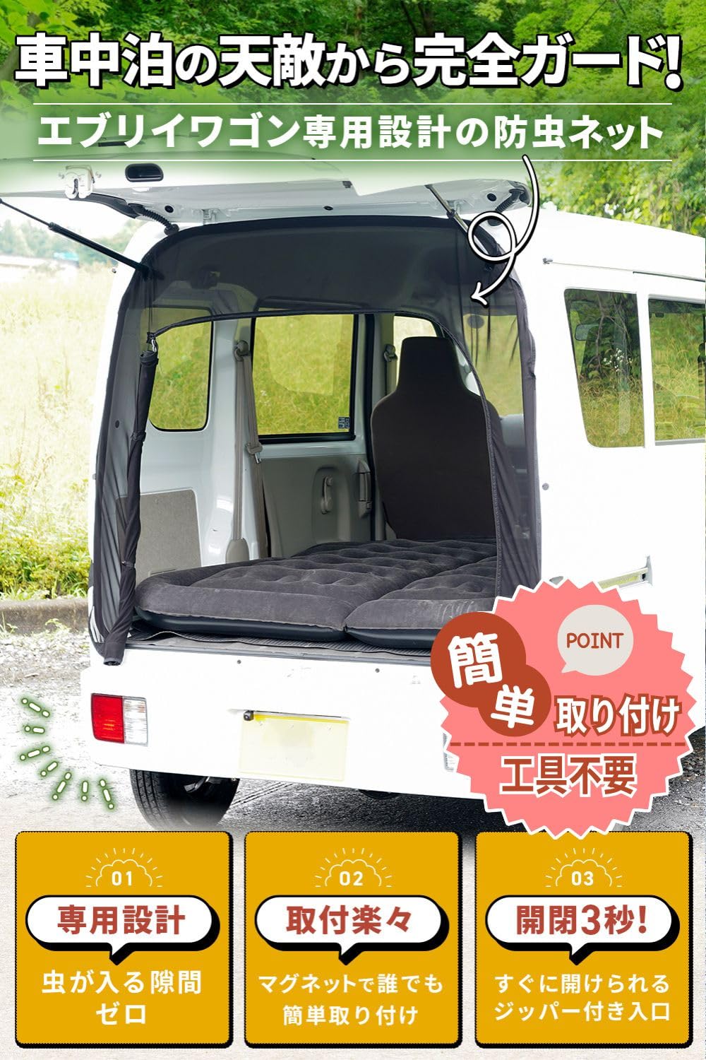 Amazon.co.jp: BROMGEAR ブロムギア エブリィワゴン everywagon バック